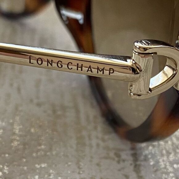 Longchamp Women\'s Tortoise Havana Oval Sunglasses. NWOT. Retail $225 main image 4